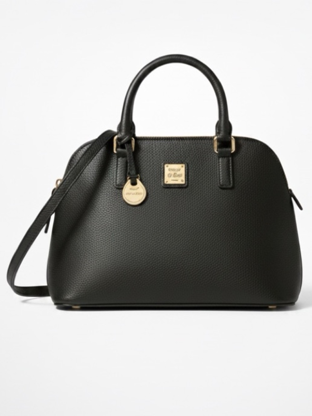 DOONEY & BOURKE Leather Satchel Shoulder Crossbody Handbag Deep Olive Green
